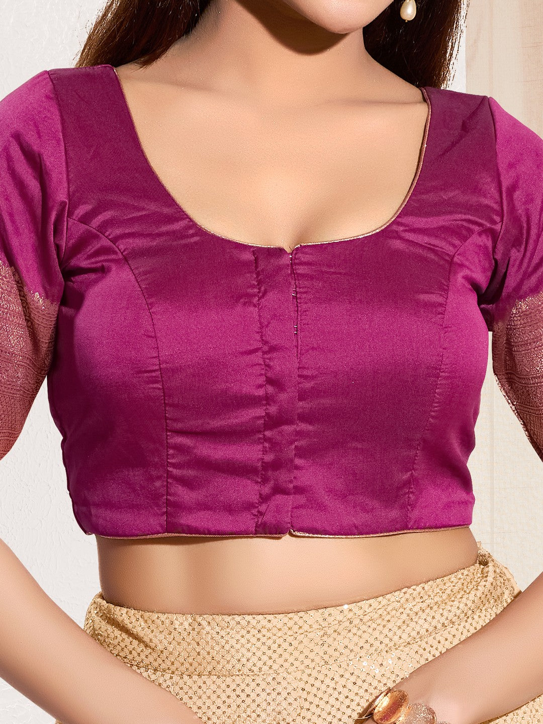Vamas South Indian Saree Special Border Blouse