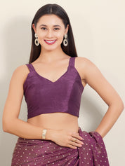Dupion Silk Plain Spegetti Blouse