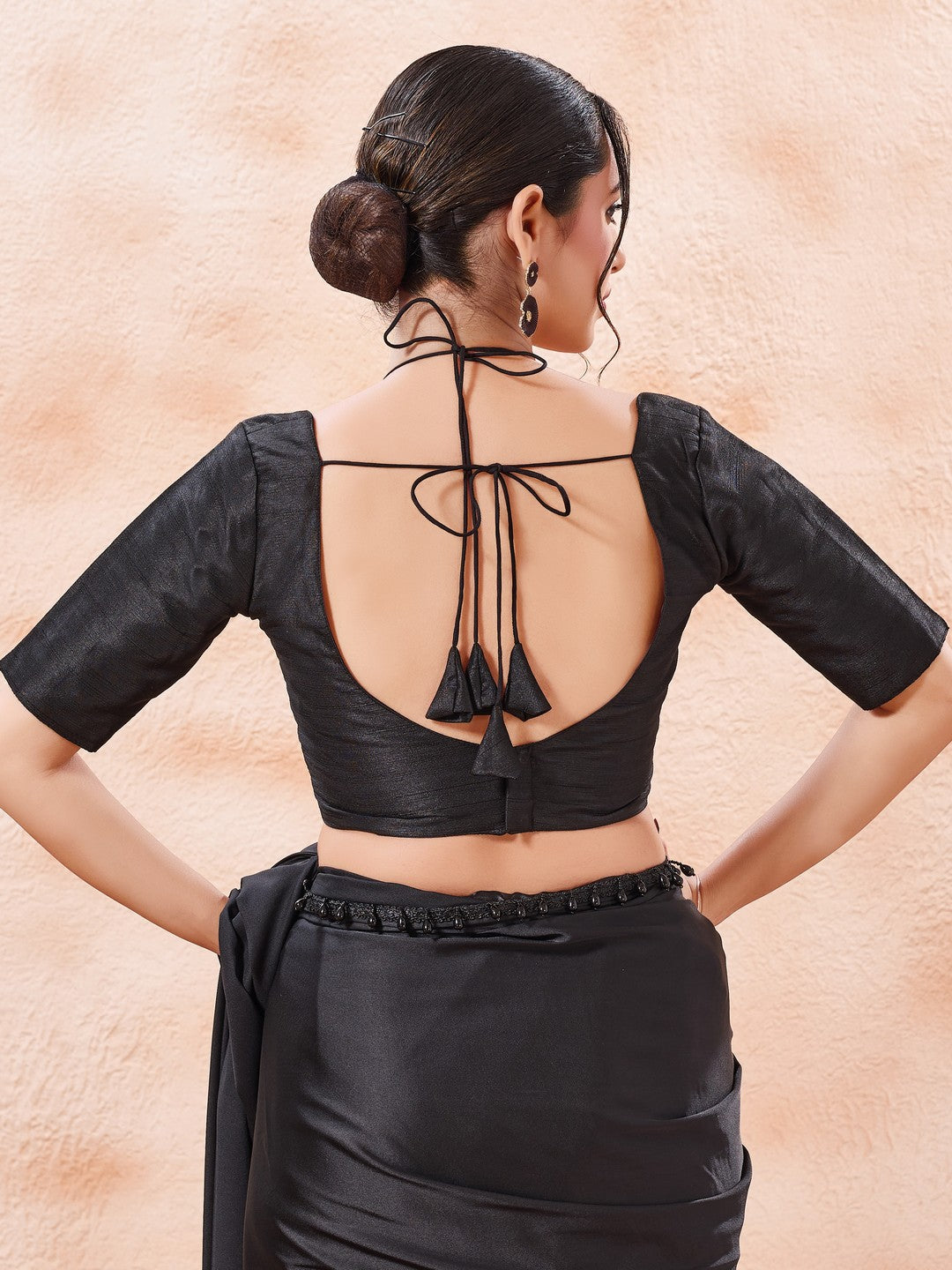 Masaba Inspired Plain Silk Blouse