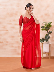 Masaba Inspired Plain Silk Blouse