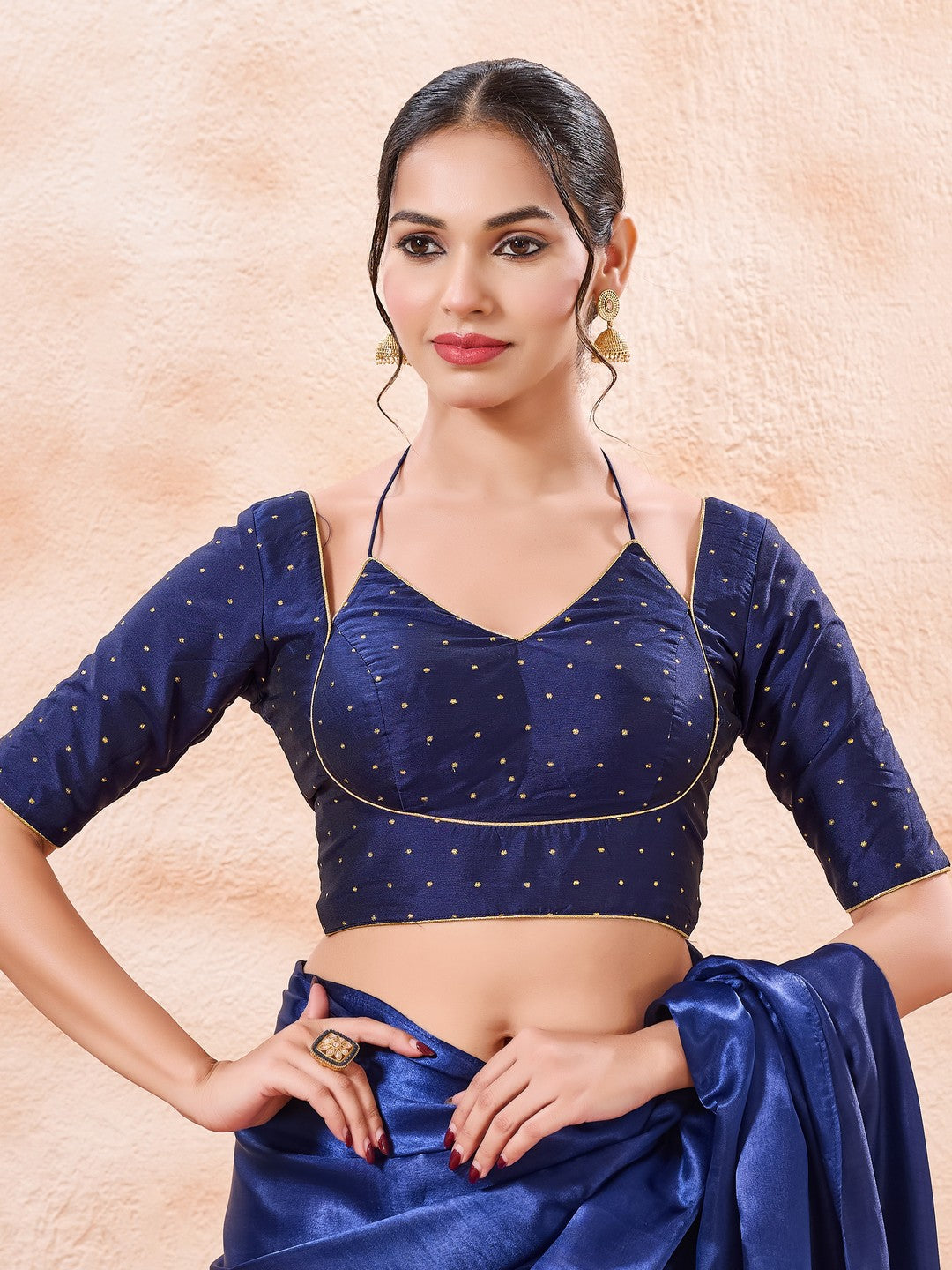 Masaba Inspired Zari Silk Butti Blouse