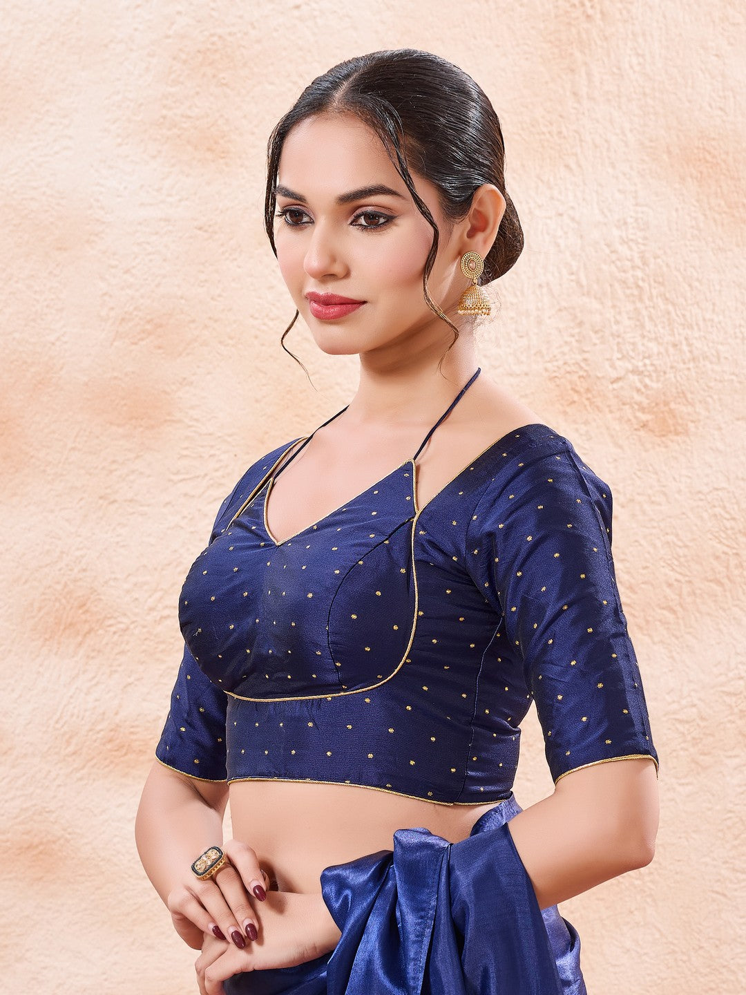 Masaba Inspired Zari Silk Butti Blouse