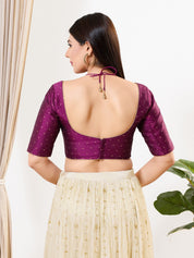 Masaba Inspired Zari Silk Butti Blouse