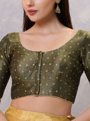 Tissue Butti Round Elbow Blouse