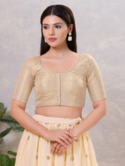 Tissue Butti Round Elbow Blouse