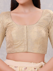 Tissue Butti Round Elbow Blouse