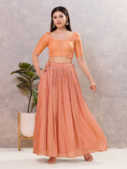 Tissue Butti Round Elbow Blouse
