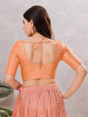 Tissue Butti Round Elbow Blouse