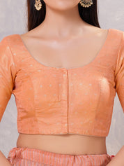 Tissue Butti Round Elbow Blouse