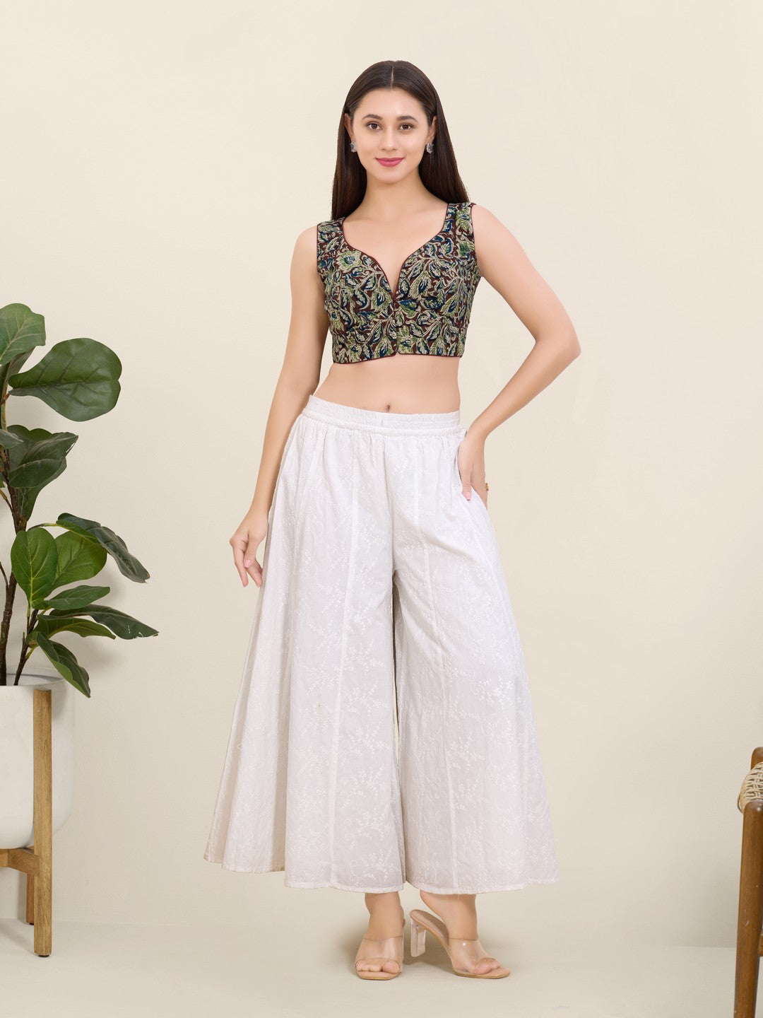 Kalamkari Sleeveless Blouse