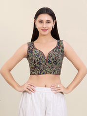 Kalamkari Sleeveless Blouse