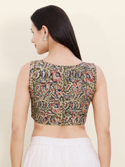 Kalamkari Sleeveless Blouse