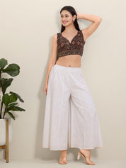 Cotton High Neck Blouse