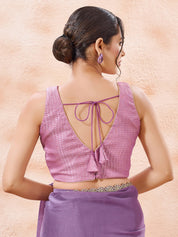 Brocade Pleated Festive Blouse