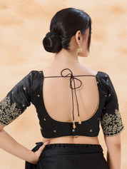 Zari Embroidered Sleeves Festive Blouse