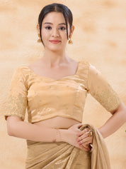 Zari Embroidered Sleeves Festive Blouse
