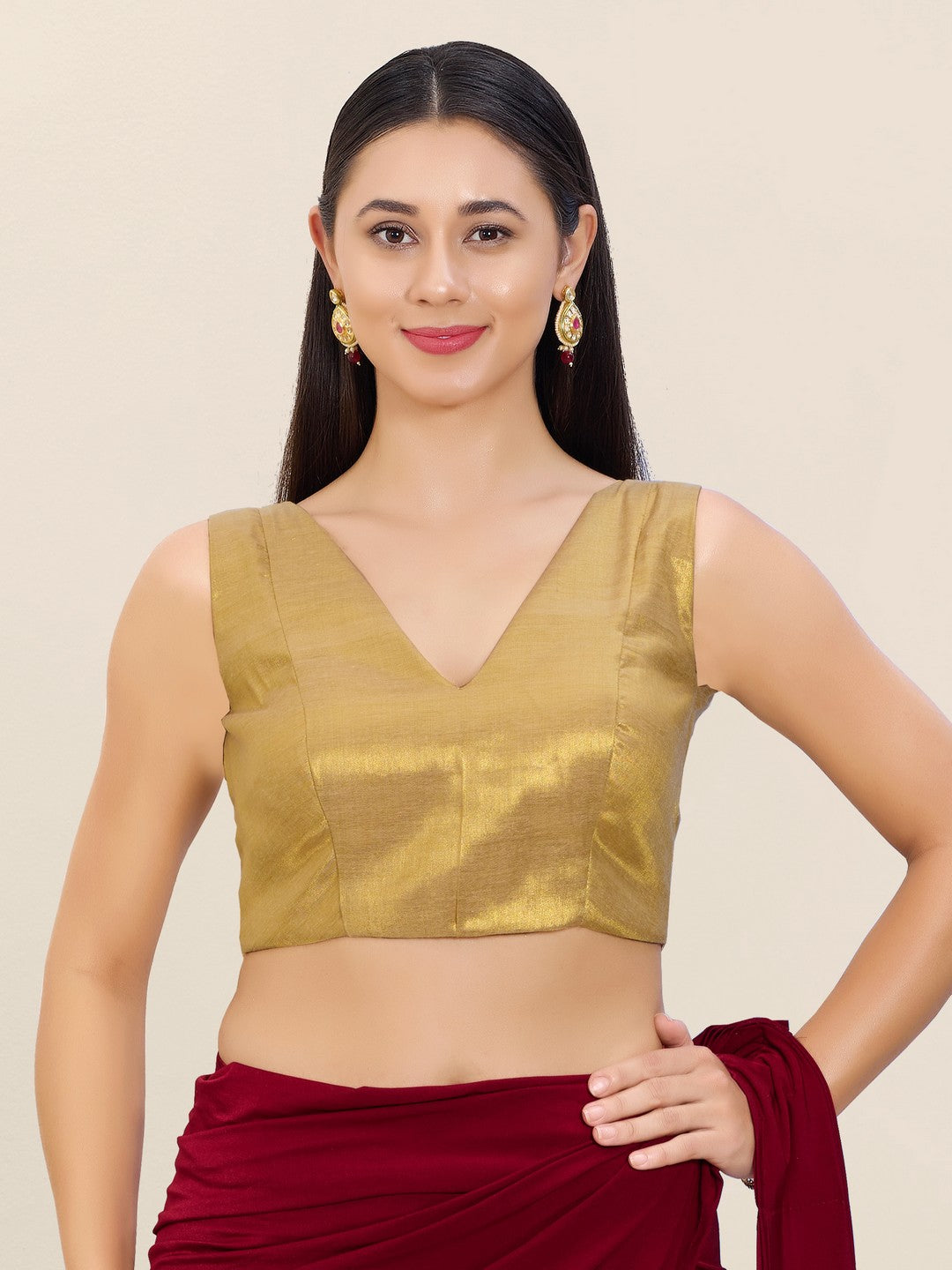 Sleeveless Shimmer Blouse