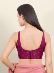 Sleveless Round Butti Blouse