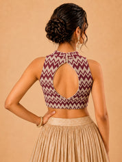 Crocheo Zigzag Collar Blouse