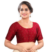 Vamas Mina Butti Silk Round Neck Blouse