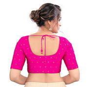 Vamas Mina Butti Silk Round Neck Blouse