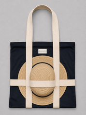 Bagology Black Hat Carry Tote