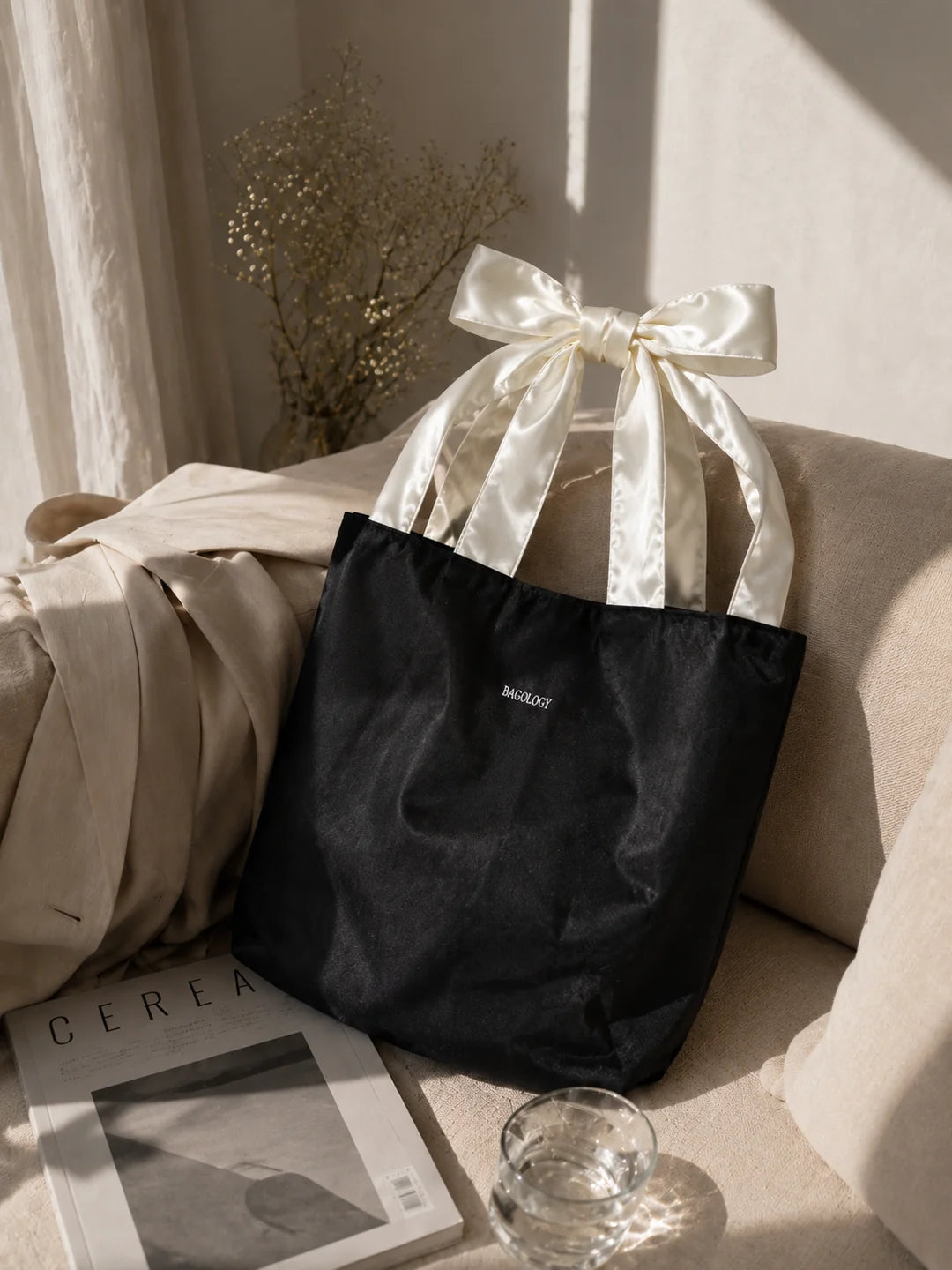 Bagology White Tie Me Knot Bag