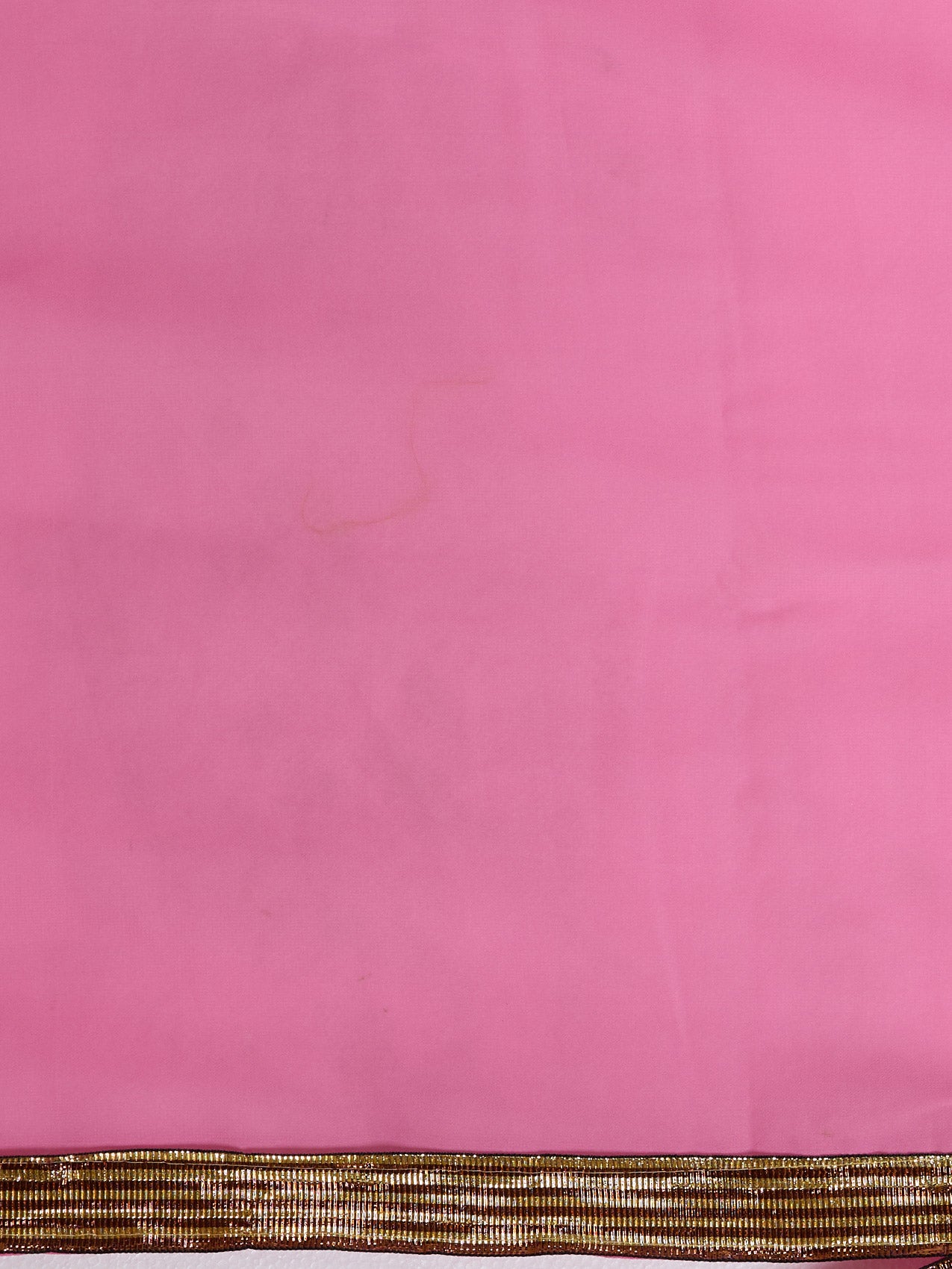 Vervee Couture Pink Embellished Poly Georgette Saree with Zari Work | EKA