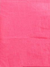 Vervee Couture Brown Pink Printed Poly Georgette Saree with Zari Border | EKA