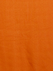 Vervee Couture Cream Orange Woven Silk Blend Saree | EKA