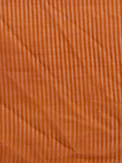 Vervee Couture Orange Beige Printed Poly Georgette Saree | EKA