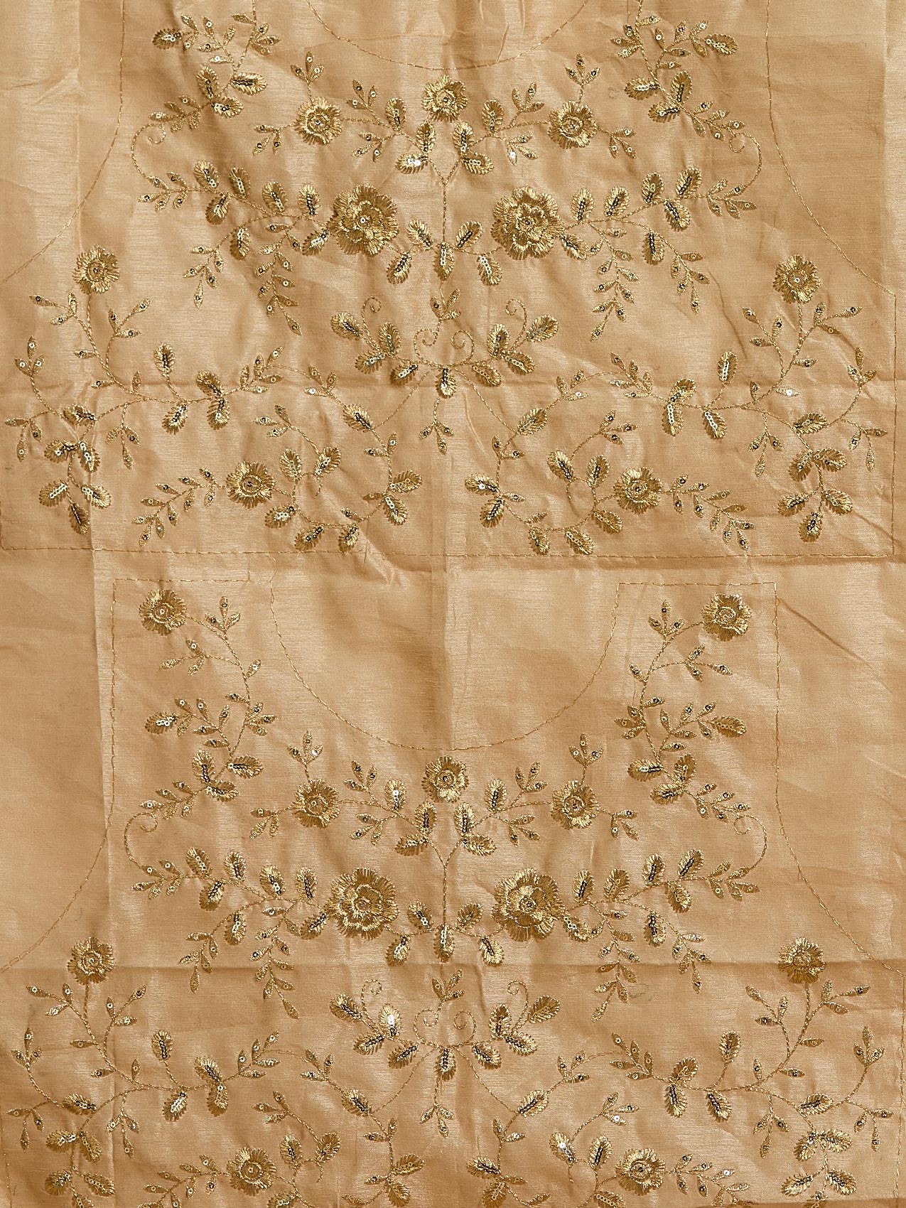 Vervee Couture Lime Green White Floral Poly Georgette Saree | EKA
