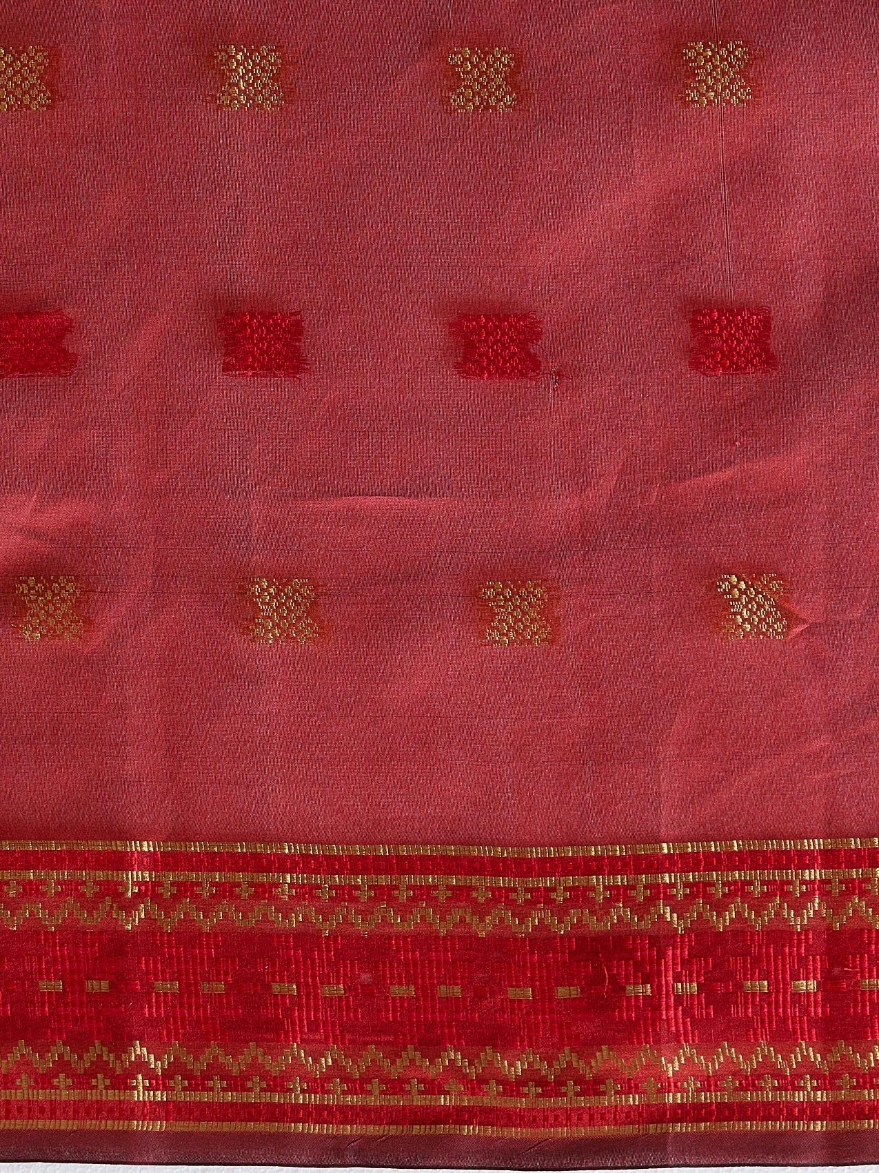 Vervee Couture Grey Silk Blend Saree with Zari Border and Semi Stitched Blouse | EKA