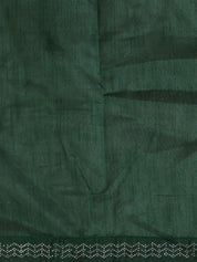 Vervee Couture Green Embellished Poly Georgette Saree with Sequinned Border | EKA