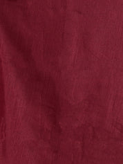 Vervee Couture Cream Pink Woven Silk Blend Saree with Zari Border | EKA