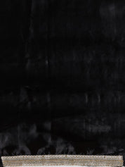 Vervee Couture Grey Satin Saree with Zari Border | EKA