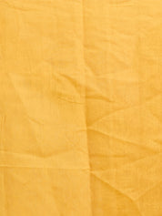 Vervee Couture Yellow Printed Silk Blend Saree with Ethnic Motif Border | EKA