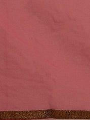 Vervee Couture Red Embellished Poly Georgette Saree with Ethnic Motifs | EKA