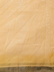 Vervee Couture Beige Black Silk Blend Saree | EKA