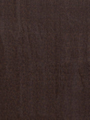 Vervee Couture Dark Brown White Floral Poly Georgette Saree | EKA