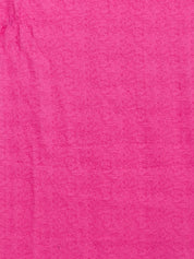 Vervee Couture Pink Floral Printed Poly Georgette Saree | EKA