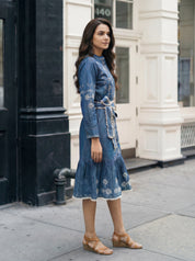 women green kurta casual wear