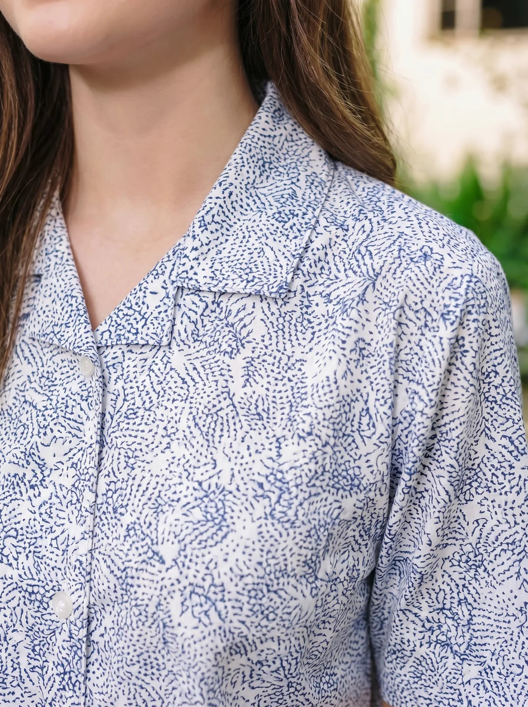 Kartini White Color Floral Printed Cotton Short Set