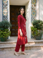 elegant printed co-ord set women Kaftanize festive collection